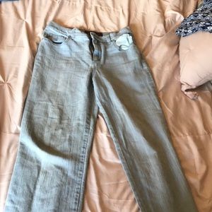 Light wash jeans